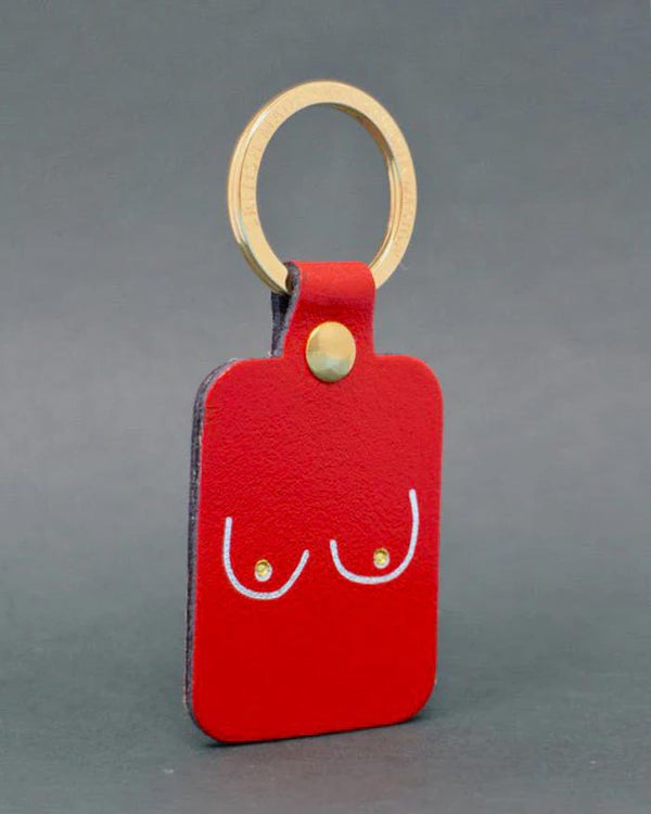 Boobs Schlüsselanhänger Red