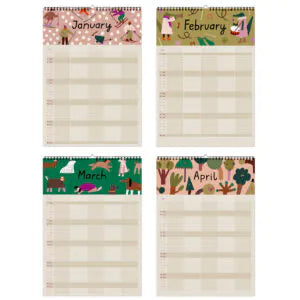 Familienkalender 2026 Ponies & Picnics Anna Katharina Jansen x Nuuk