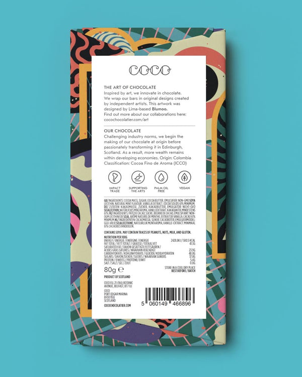 Sweet Mint Dark Chocolate Bar 80g