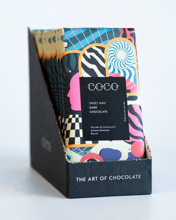 Sweet Mint Dark Chocolate Bar 80g