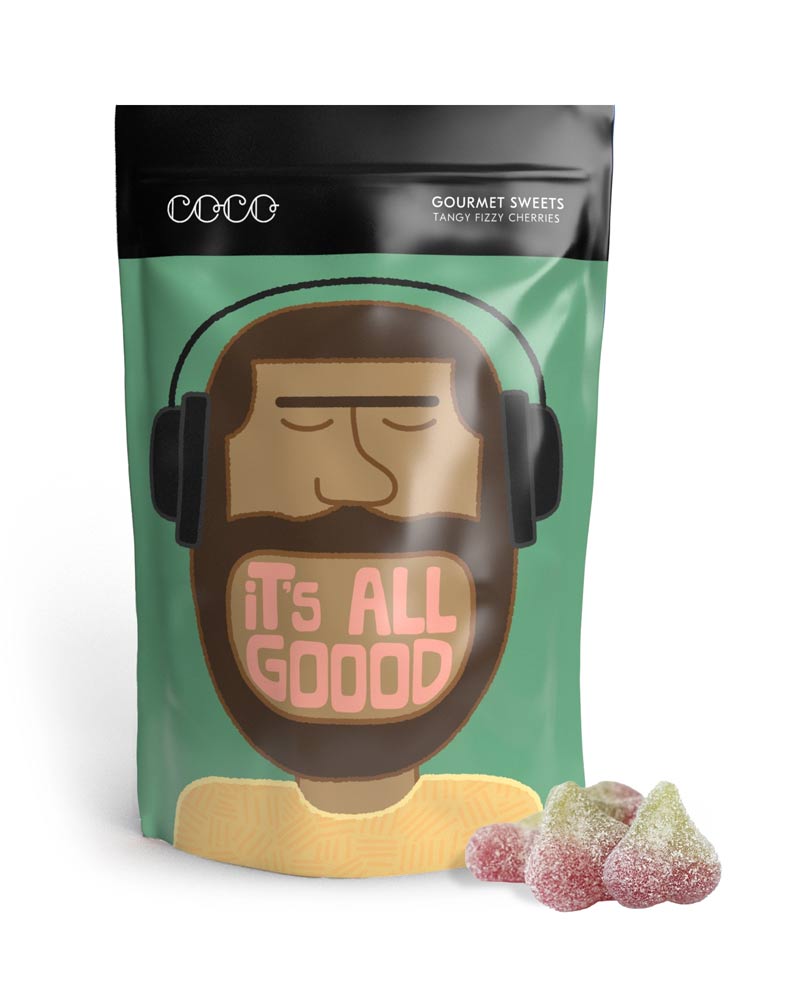Tangy Fizzy Cherries 100g