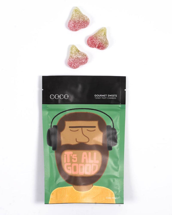 Tangy Fizzy Cherries 100g