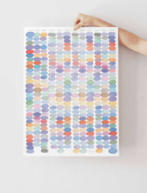 Colours Wandkalender 2025
