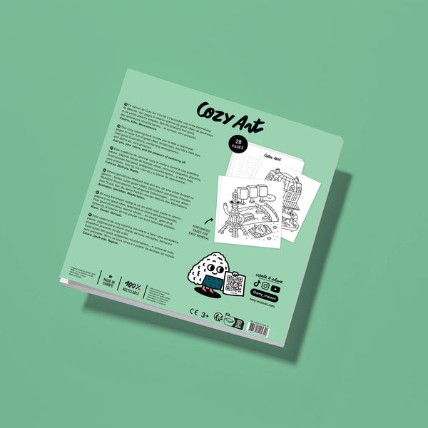 Cozy Art Coloring - Malbuch - Paris