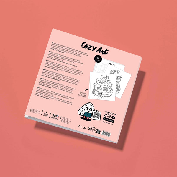 Cozy Art Coloring Notebook - Malbuch - Cozy Yummy Food