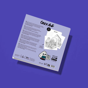 Cozy Art Coloring Notebook - Malbuch - Tiny House
