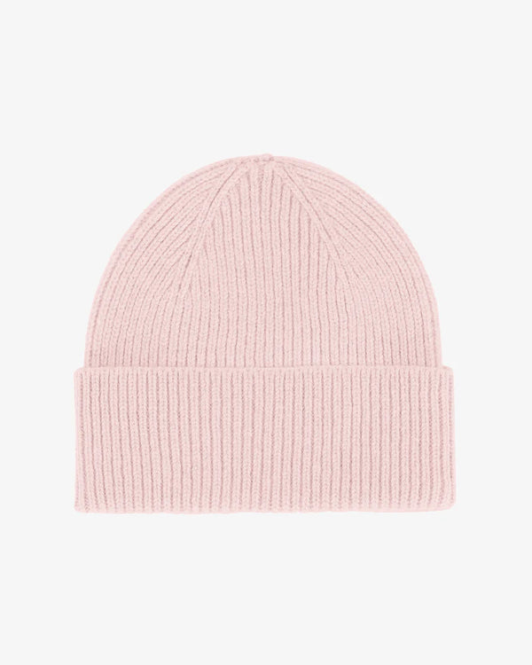 Merino Wool Beanie Faded Pink
