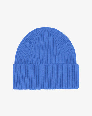 Merino Wool Beanie Pacific Blue