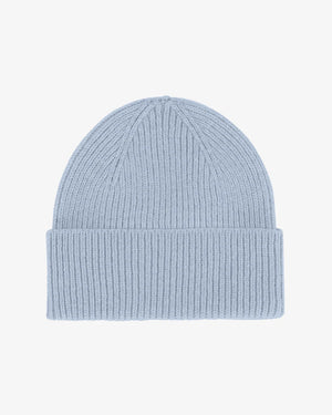Merino Wool Beanie Polar Blue