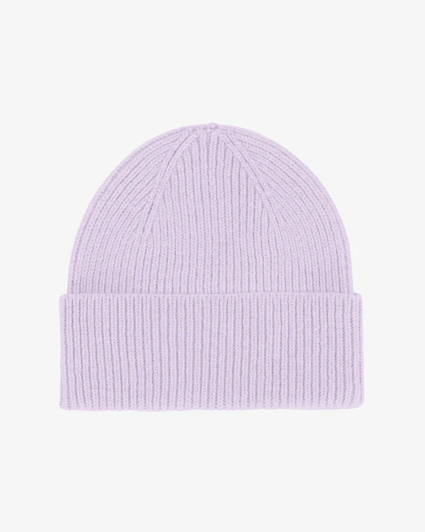 Merino Wool Beanie Soft Lavender