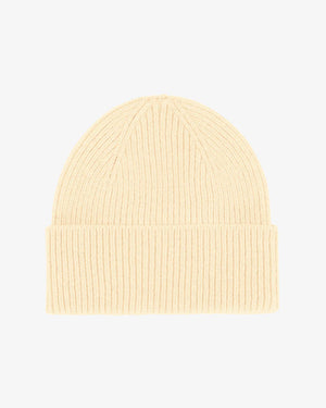 Merino Wool Beanie Soft Yellow