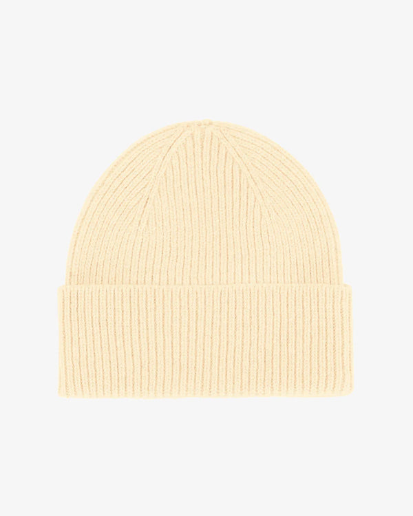 Merino Wool Beanie Soft Yellow