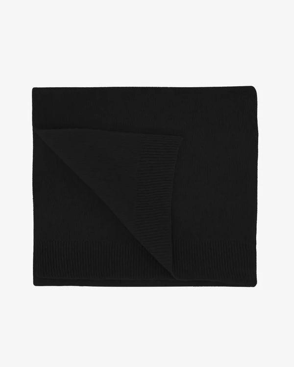 Merino Wool Schal Deep Black