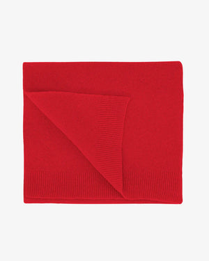 Merino Wool Schal Scarlet Red
