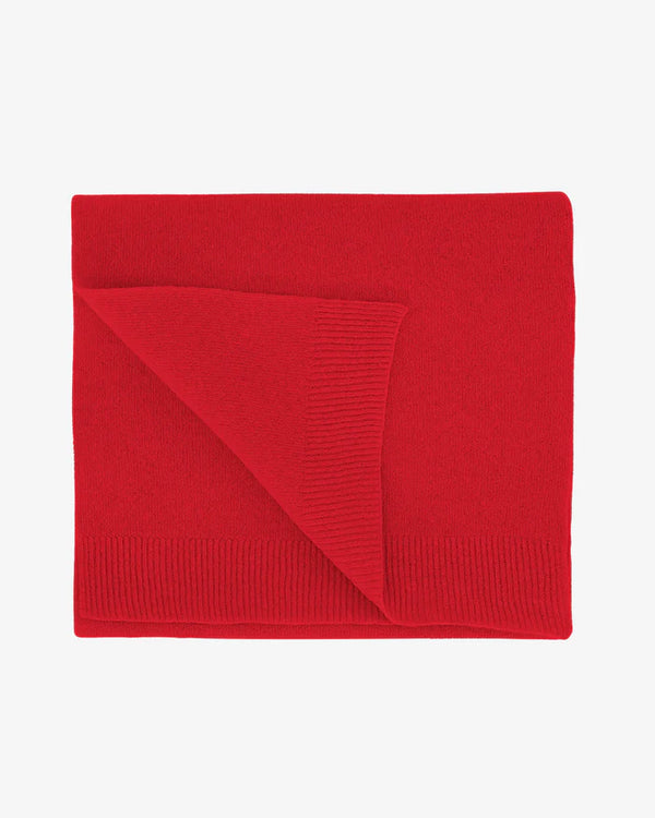 Merino Wool Schal Scarlet Red