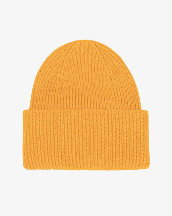 Merino Wool Hat Burned Yellow