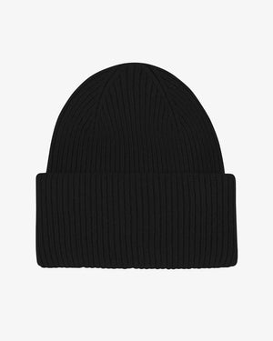 Merino Wool Hat Deep Black