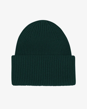 Merino Wool Hat Emerald Green