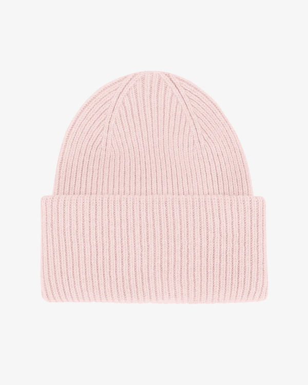 Merino Wool Hat Faded Pink