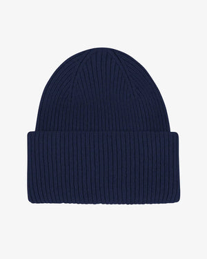 Merino Wool Hat Marine Blue