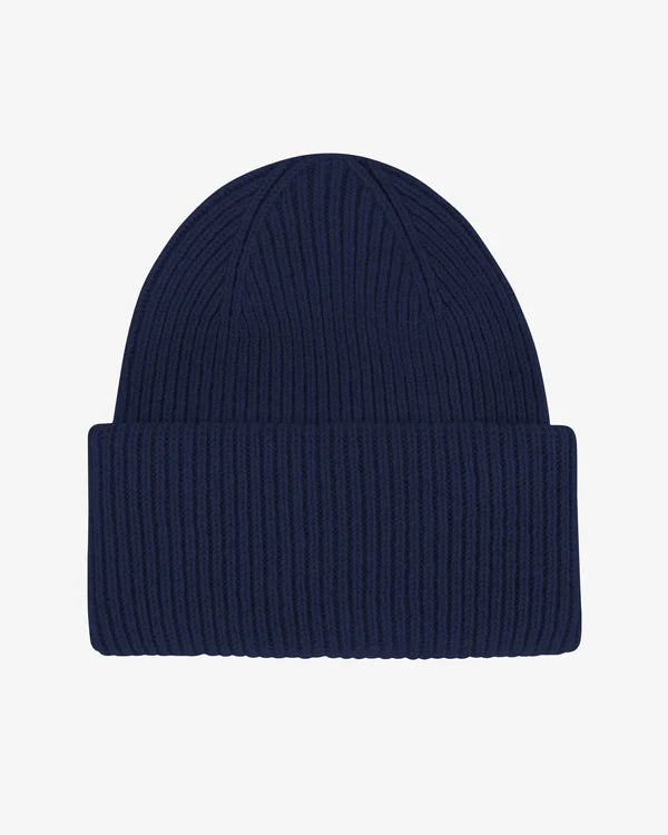 Merino Wool Hat Marine Blue