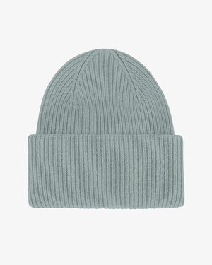 Merino Wool Hat Steel Blue