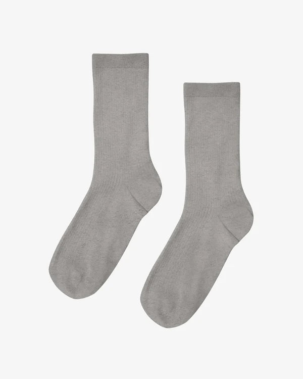 Classic Organic Socks Heather Grey