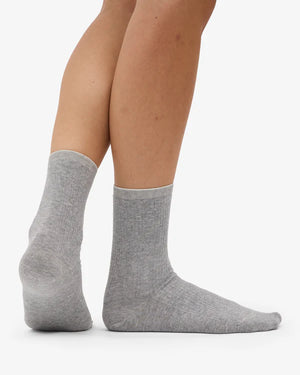 Classic Organic Socks Heather Grey