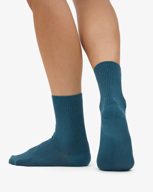 Classic Organic Socks Ocean Green