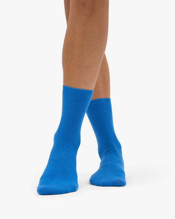 Classic Organic Socks Pacific Blue