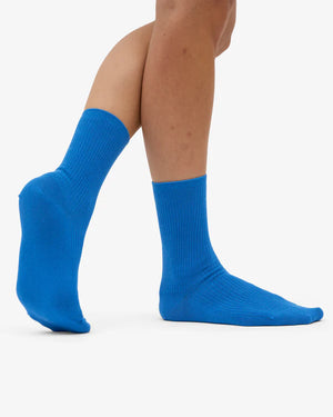 Classic Organic Socks Pacific Blue