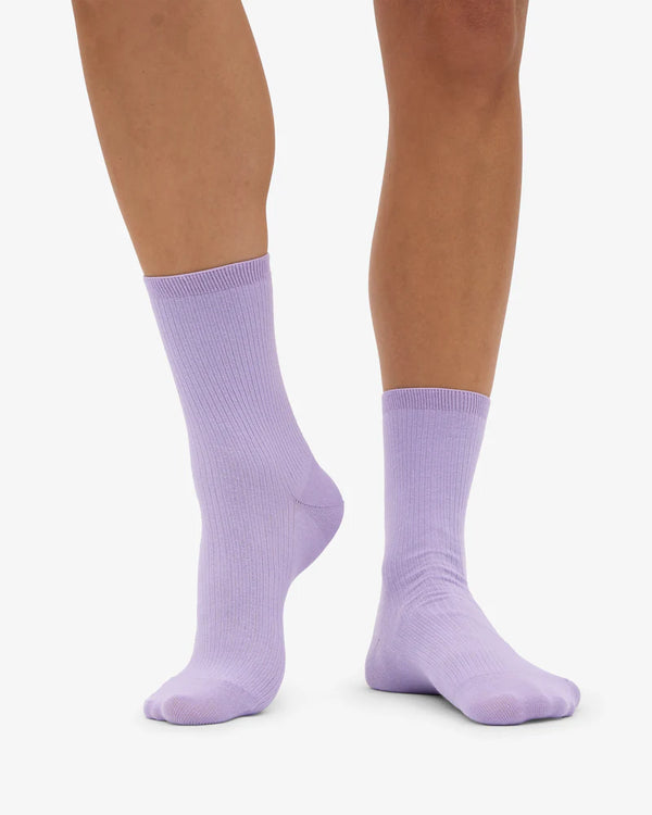 Classic Organic Socks Soft Lavender
