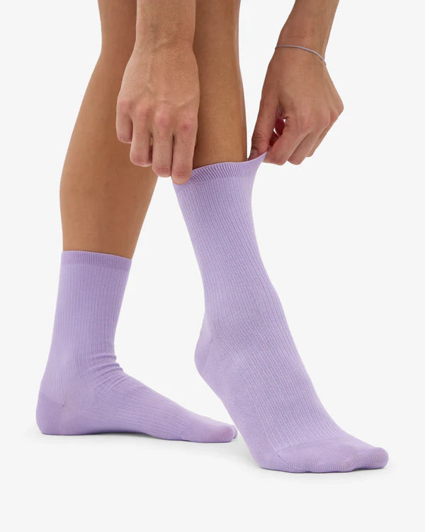 Classic Organic Socks Soft Lavender