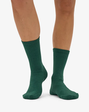 Organic Active Socks Emerald Green