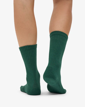 Organic Active Socks Emerald Green