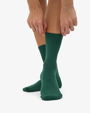 Organic Active Socks Emerald Green