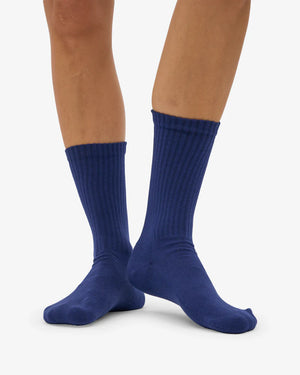 Organic Active Socks Marine Blue