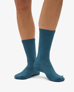 Organic Active Socks Ocean Green