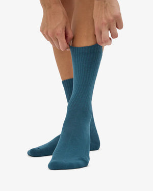 Organic Active Socks Ocean Green