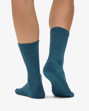 Organic Active Socks Ocean Green