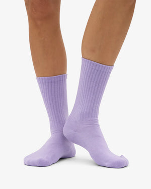 Organic Active Socks Soft Lavender