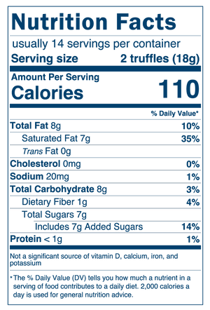 WOW Chocolao! Plain Chocolate Truffles - 250g