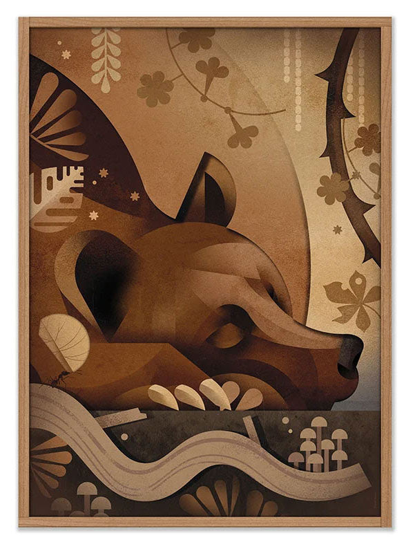 Sleeping Bear (50x70cm)