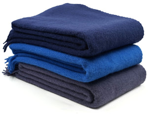 Wolldecke Basic Mykonos Blue