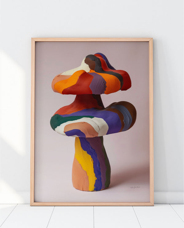 Double Mushroom FineArt Print