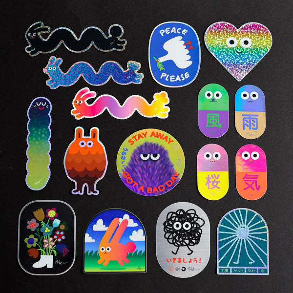 Studio Arhoj - Sticker Cat Pill Wind