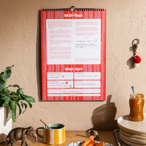 Familienkalender »Halbwegs entspannt durch 2026 mit der Familie«