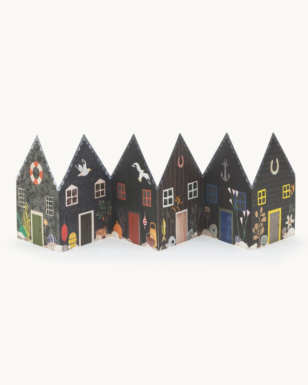 Hadley - Fisherman's Huts Concertina Klappkarte