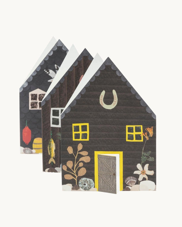 Hadley - Fisherman's Huts Concertina Klappkarte