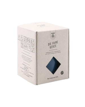 Fair Trade Stumpenkerze Ocean 10 cm / Ø 7,5 cm